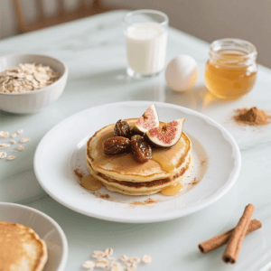 tortitas de avena con dátiles