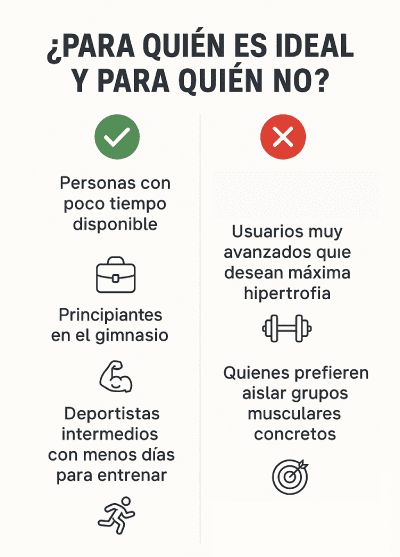 para quien es la rutina full body